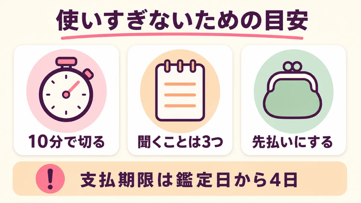 電話占いリノアを使いすぎないための目安